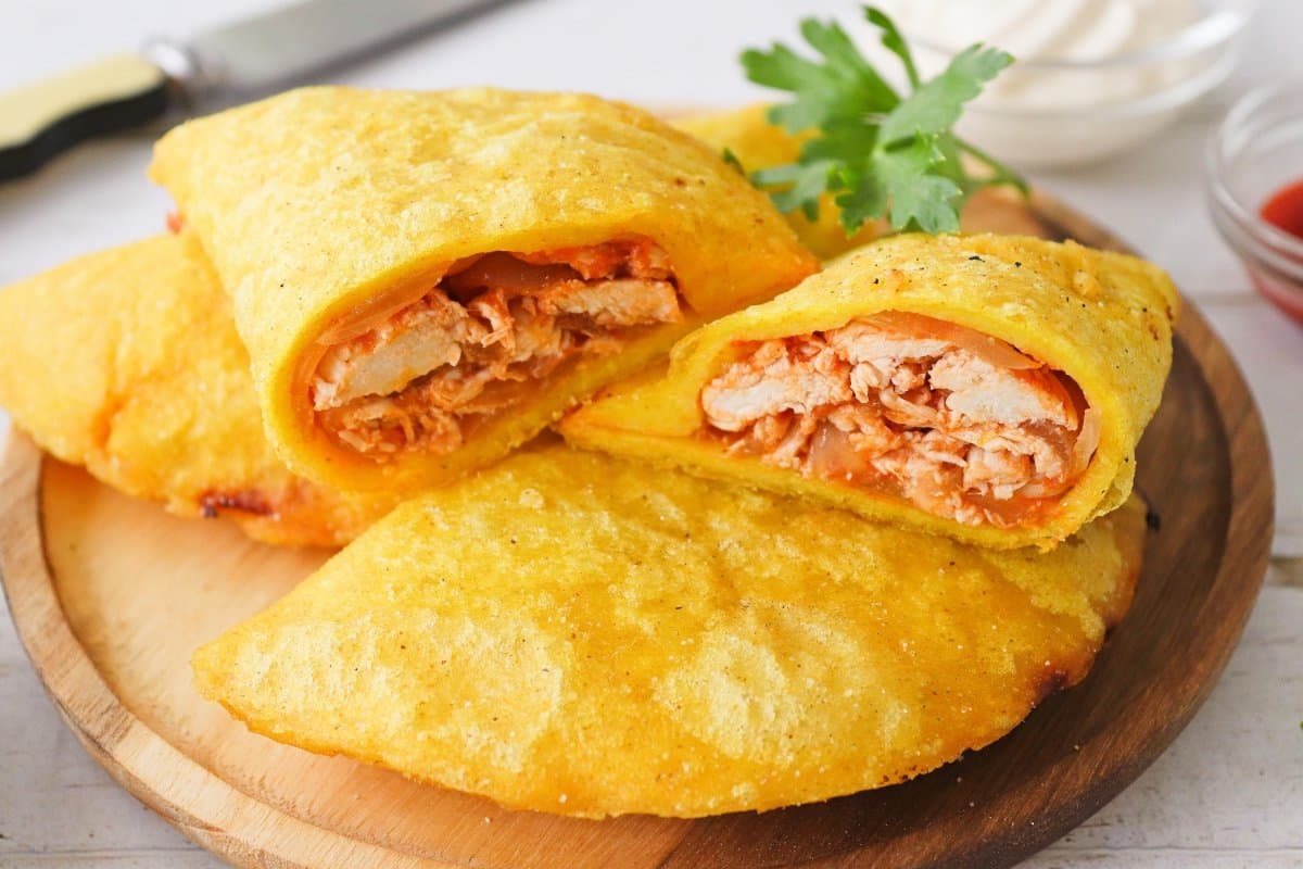 Venezuelan chicken empanada