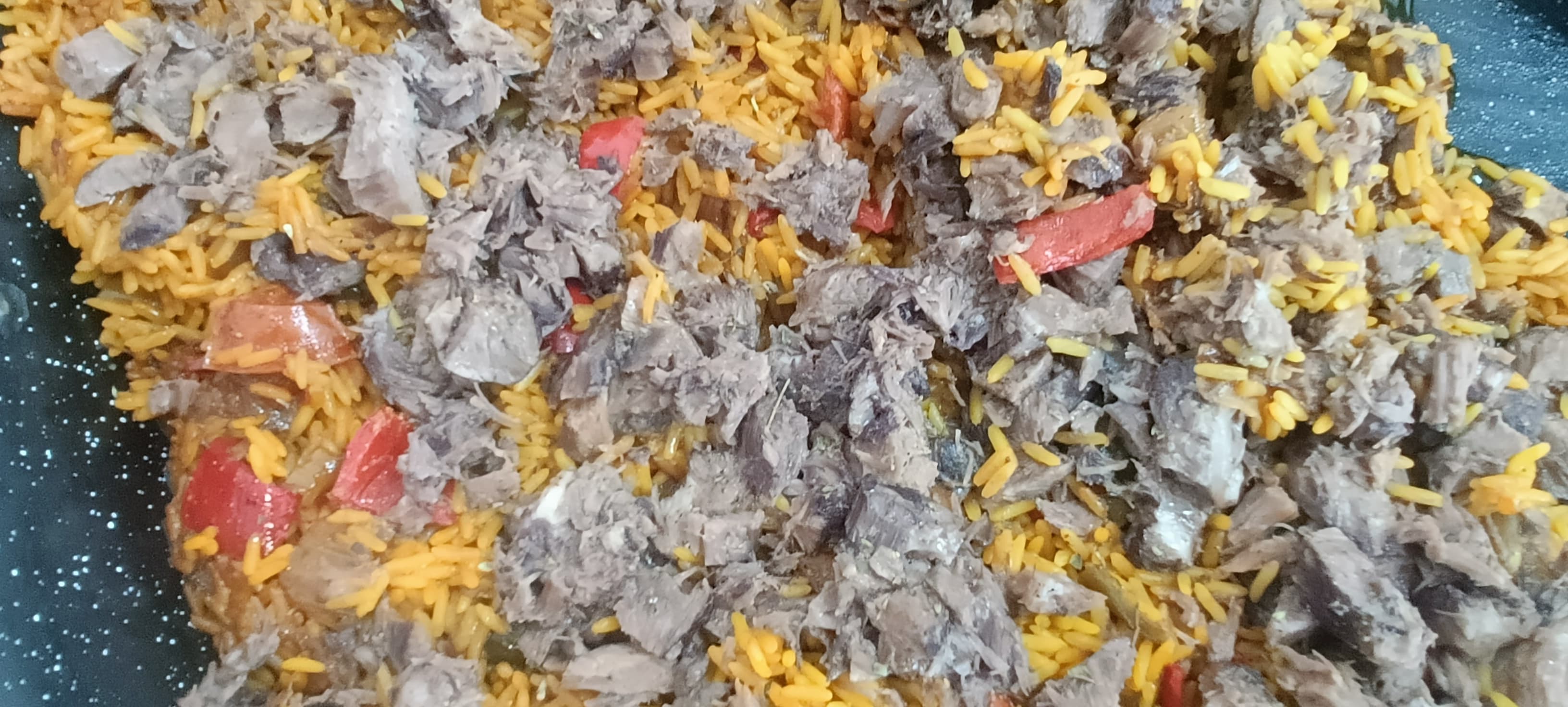 Rice with pork cheek